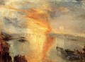 La quema de la Cámara de los Lores y el paisaje de los Comunes Turner